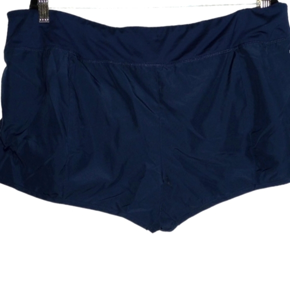 XXL NIKE SHORTS Dri-fit Wicking Workout Running Built in Panty Navy Blue Florida - Picture 2 of 8